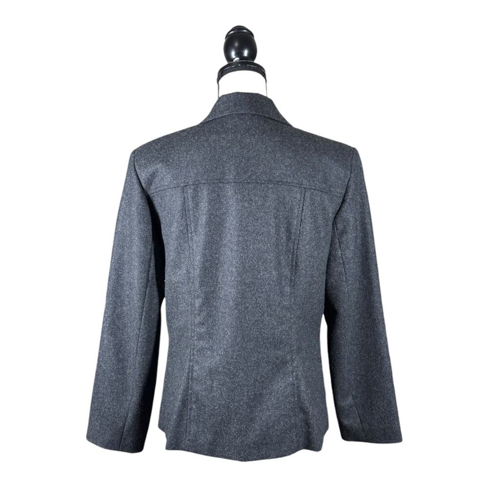 Sandro 100% Wool Button Front Blazer Jacket Workwear Business Office Girl Boss - Picture 4 of 5